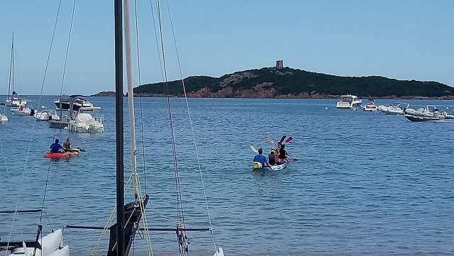  Auf hoher See mit dem Kajak
