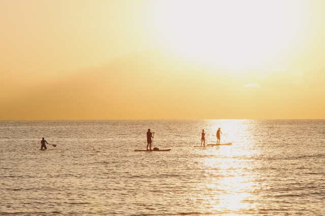  Tramonto in mare aperto