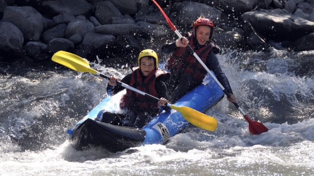 Descendente de rafting 
