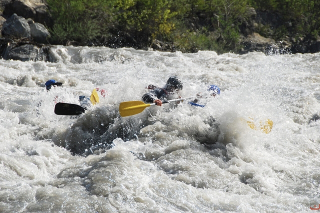  Discesa in rafting movimentata