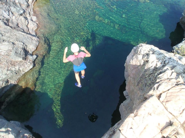  Canyoning no vale de Fango