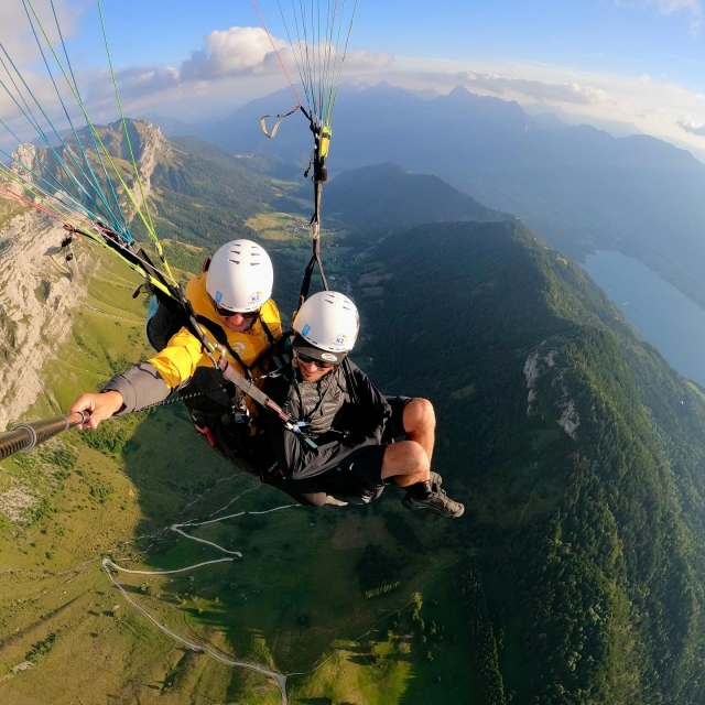  Gleitschirmflug vom Col de Forclaz