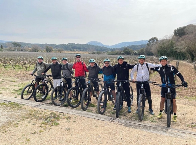 Randonnée en VTT tout suspendu
