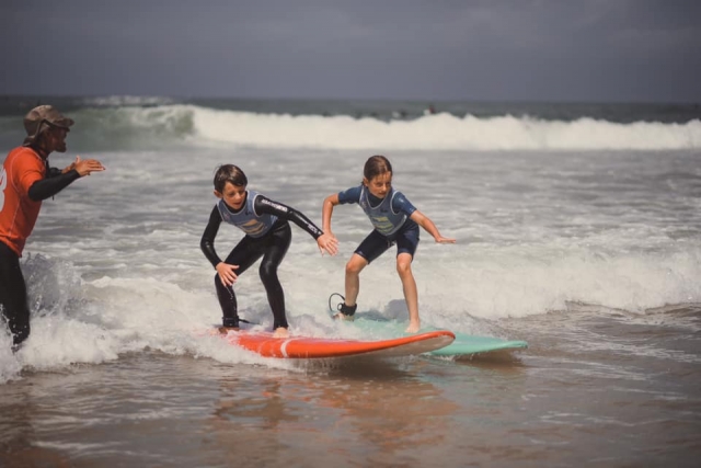  Surf lessons even for the youngest 