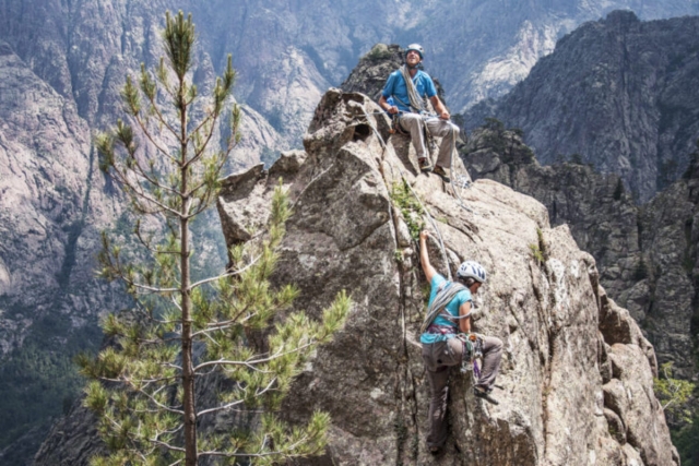 Auf dem Gipfel der korsischen Berge