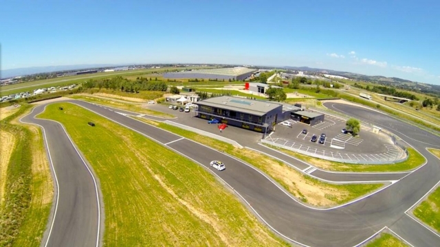  View of a racing circuit in Andrézieux-Bouthéon 