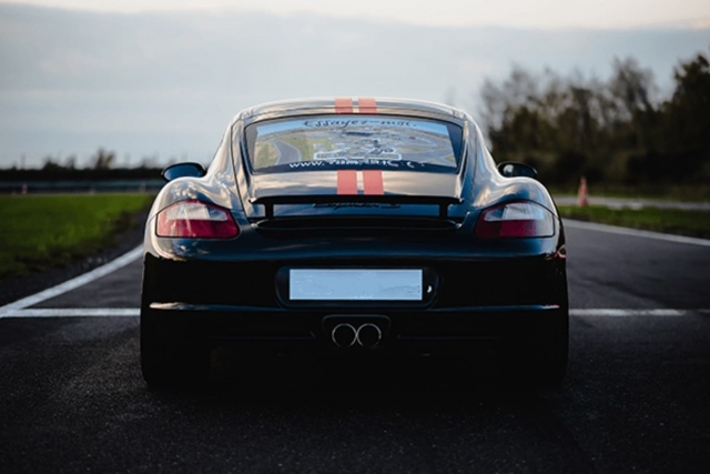  Sports car driving