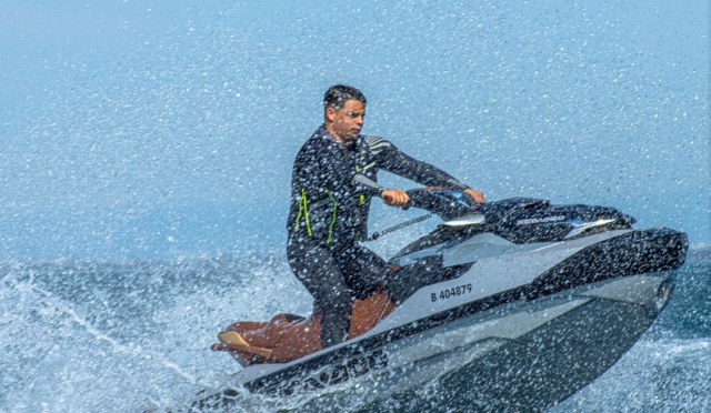  A Jet Ski jump 