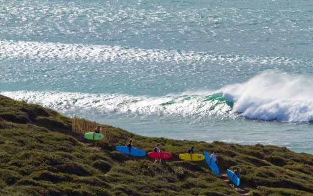 Préparation du cours de surf