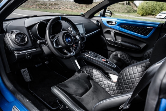  Interior of the Alpine A110 