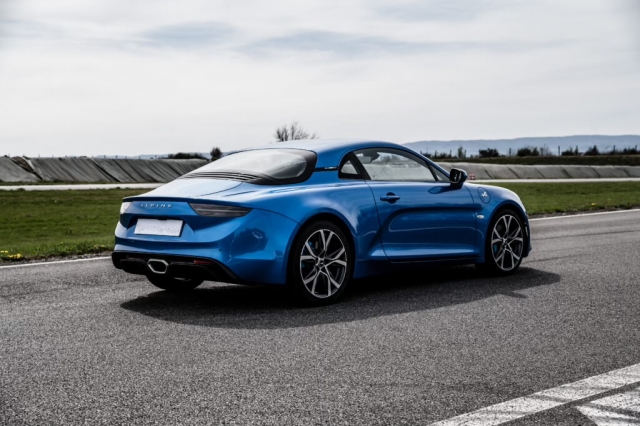  View of the back of the Alpine A110