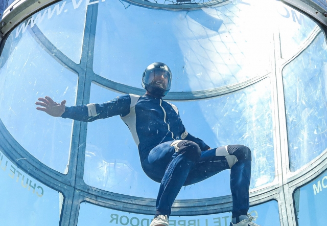  Túnel de vento na Normandia com instrutores especializados