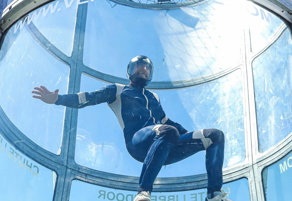  Túnel de vento na Normandia com instrutores especializados