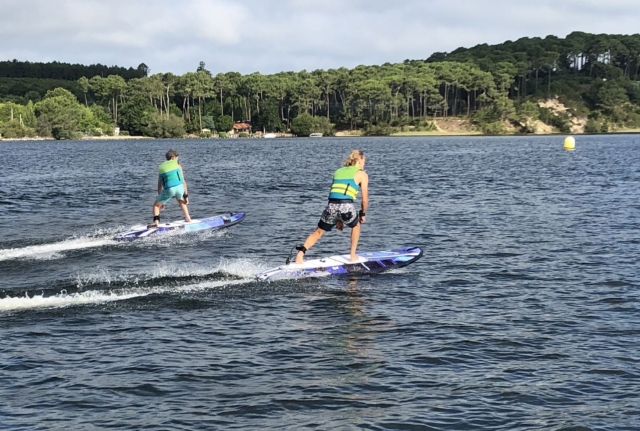 En plein course
