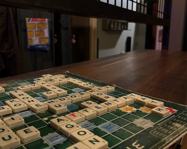  Scrabble puzzle in Lyon 