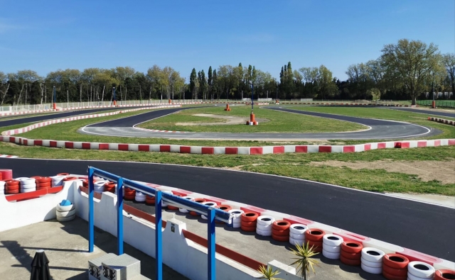 Notre circuit à Saint Cyprien.