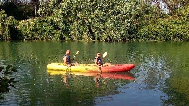  Momento calmante no rio de Argens 
