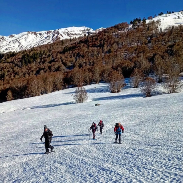  Pianura innevata ad Accous 