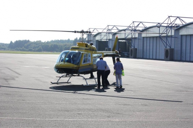 Instalação a bordo do helicóptero 