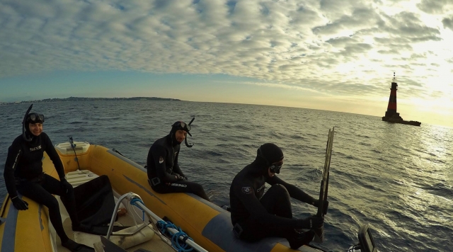 Retour à la Marina après le moment plongée