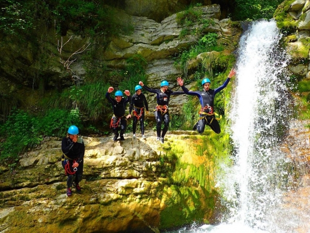Unique sensations during canyning. 