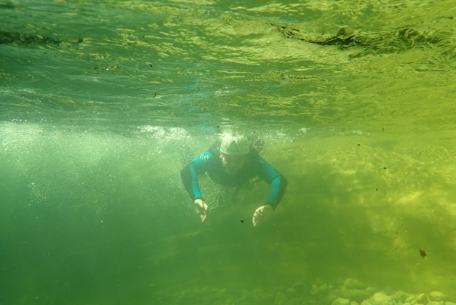  A swim, why not? 