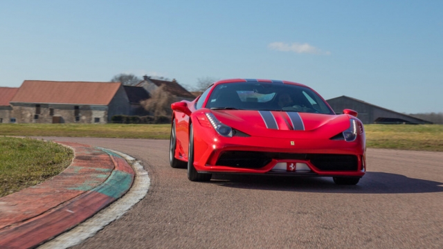  Magnificent Ferrari on motor circuit 