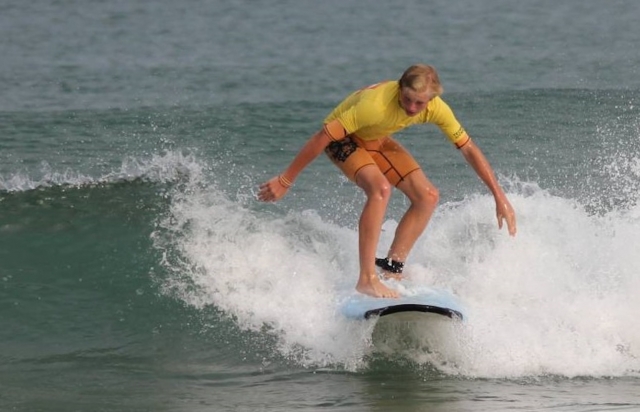 On the waves! 