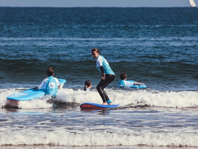  Lección privada de surf en la playa de Saint-Jean de Luz 