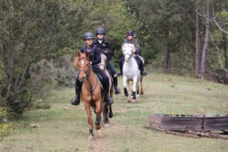 Balade à cheval en Ardèche - 1H30