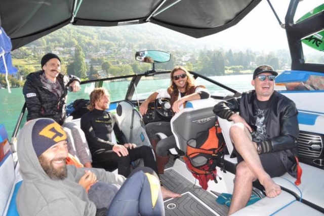 Wakeboard-Session im Veyrier du Lac 