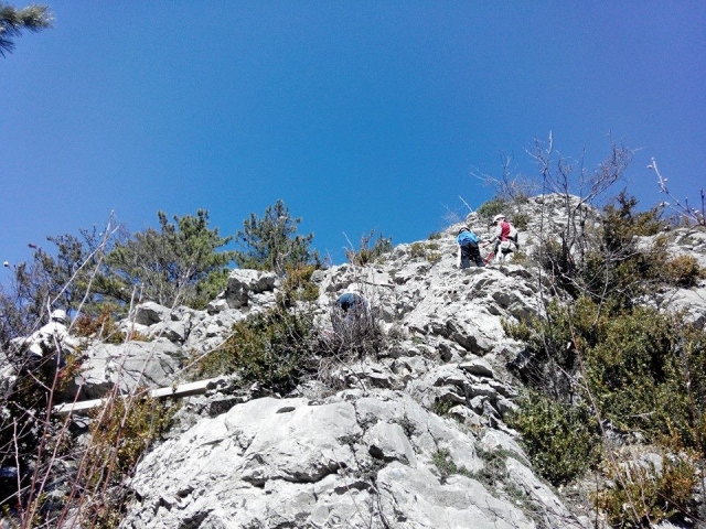 Wild rock climbing 