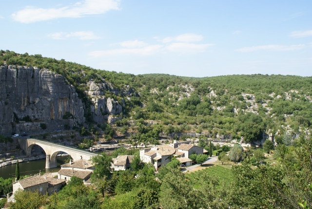 Magnifique paysage de l'Ardèche