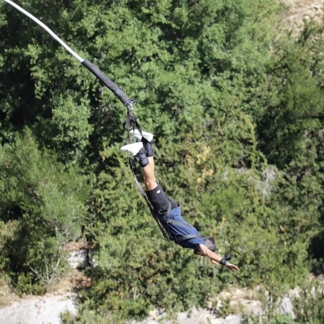 Adrenalina a tope durante la caída libre 