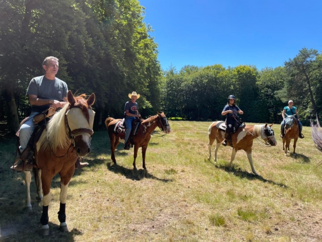  Sortie de la balade en bosque