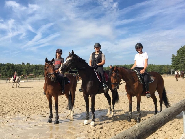  Allenamento prima della passeggiata a cavallo 