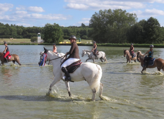 Balade à poney en groupe près de Reims 