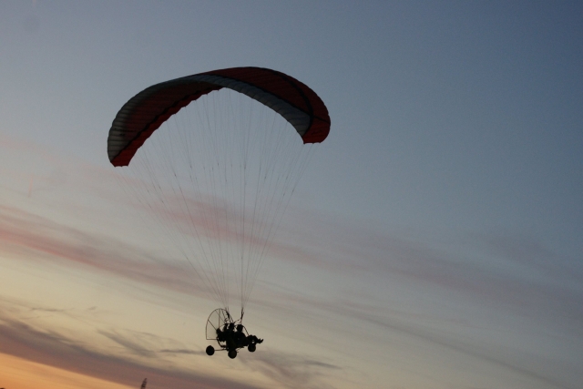  Paramotor flight in Ain 