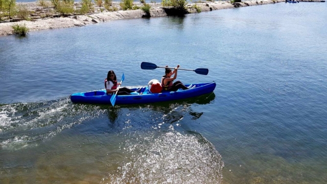 Kayak en familia 