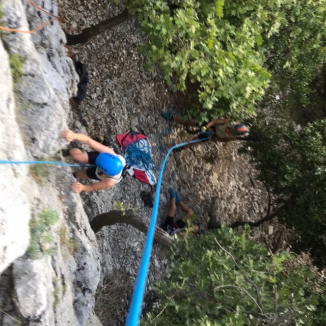  Sessione di arrampicata in Ardèche