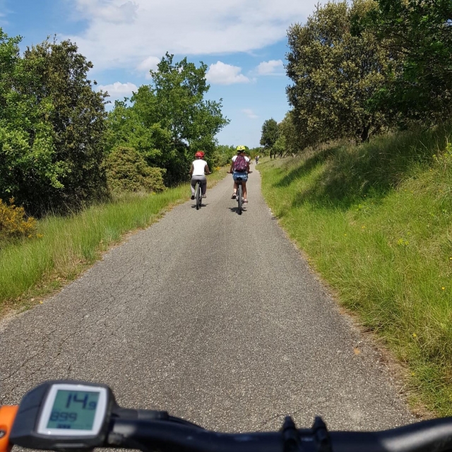 En route vers le village d'Aiguèze