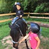 Balade à poney en main enfants 30 min à Maringes