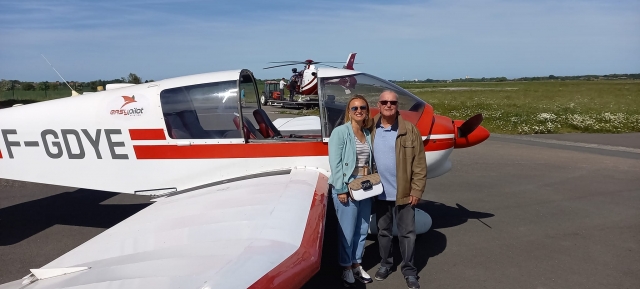 Sessione fotografica prima di salire sull'aereo 
