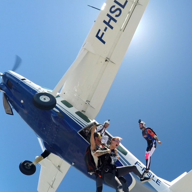  Lancio in tandem dall'aerodromo di Gap-Tallard 