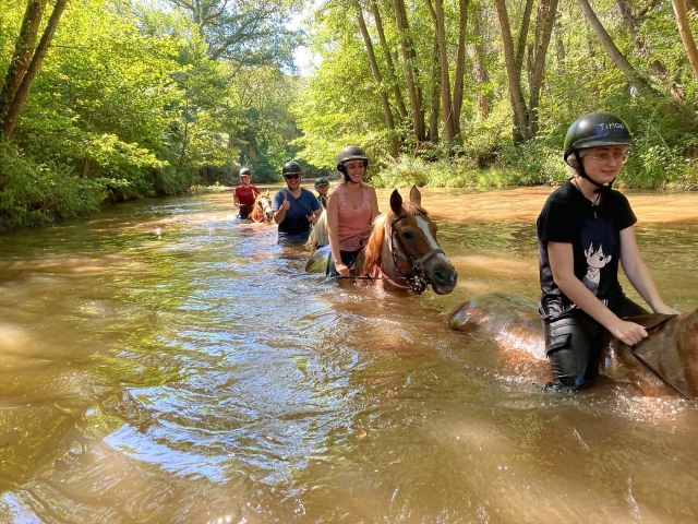  Passeggiata di gruppo nel fiume Réal Martin 