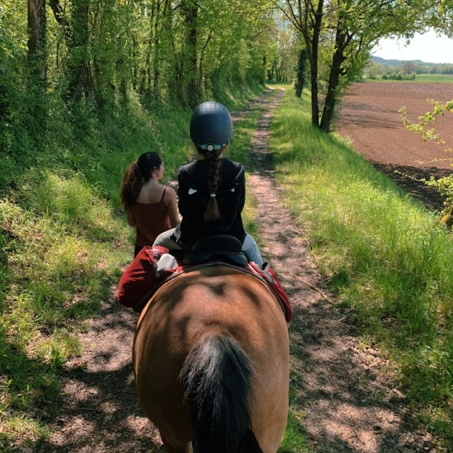 Descubrimiento de los paisajes del Lot a caballo 