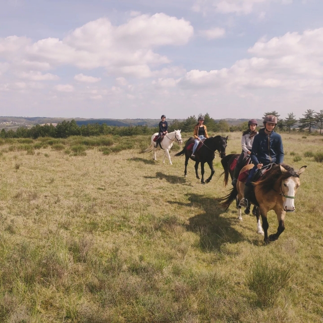  En las llanuras del Lot a caballo 