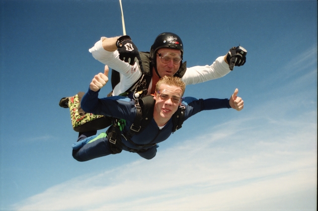 Tandem-Fallschirmsprung in Corrèze 