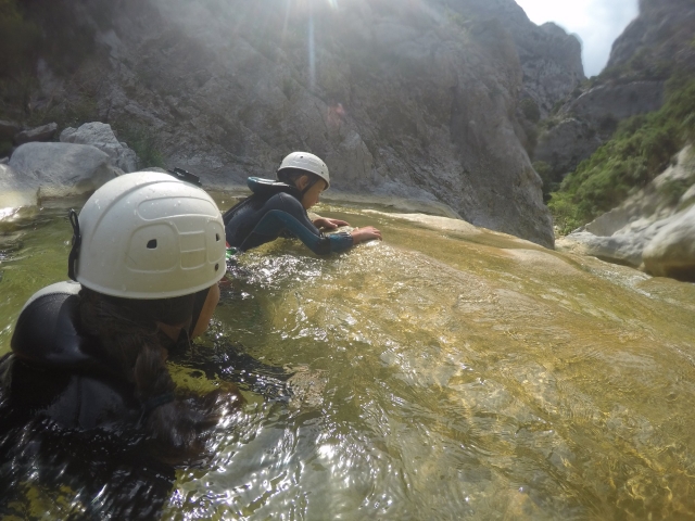 Découverte du canyoning dans les Pyrénées-Orientales