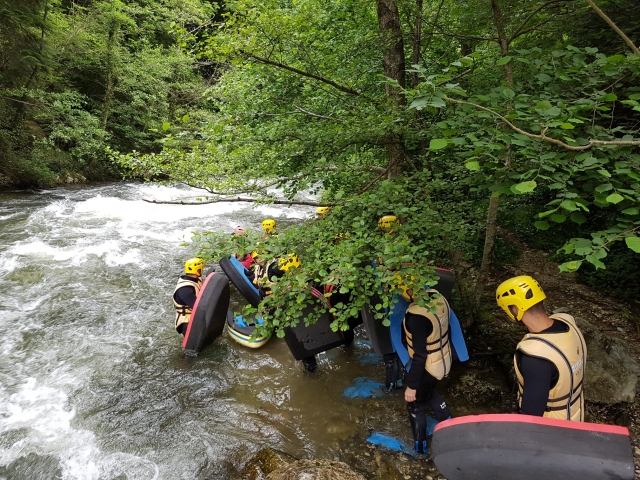  Die Hydrospeed-Abfahrt beginnt jetzt! 